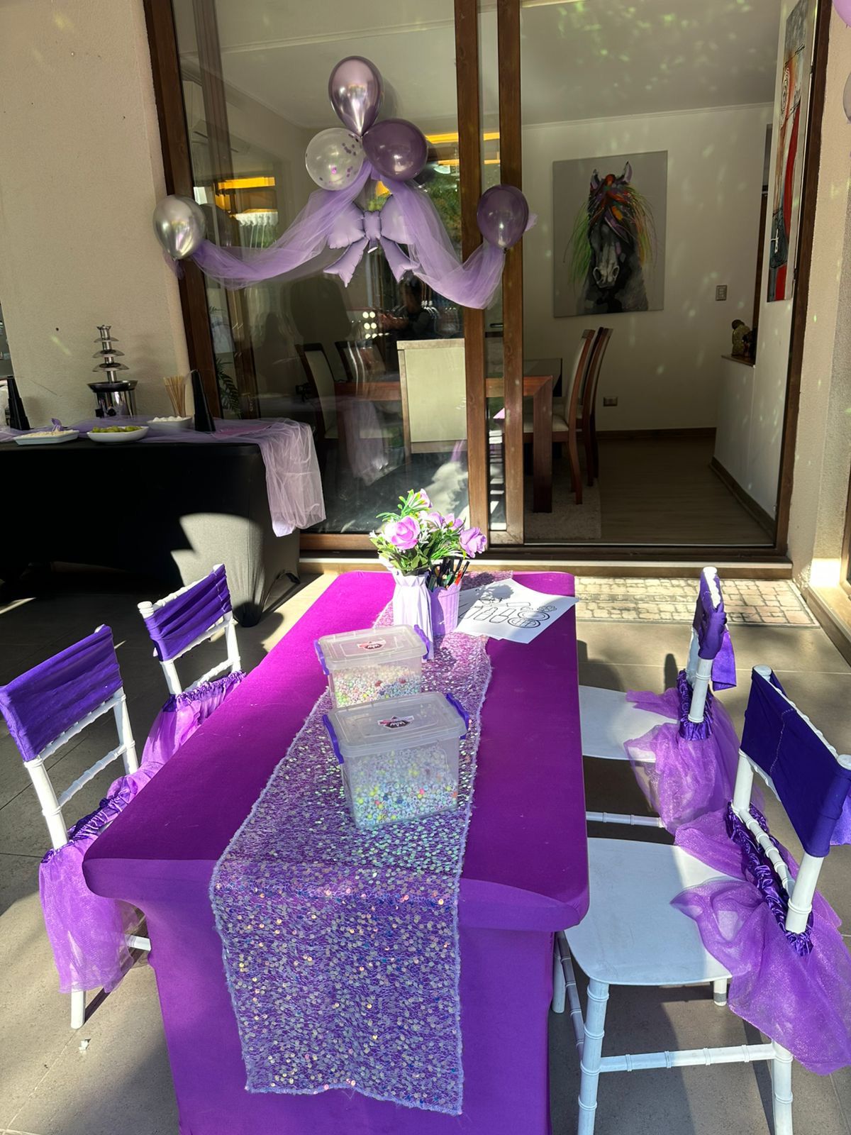 Decoración elegante rosa